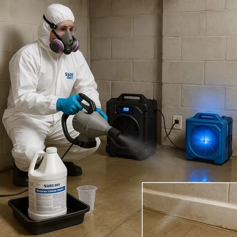 Sanitization and Odor Removal process in Holley, NY